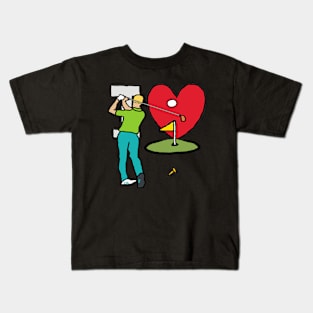 I Love Golf Kids T-Shirt